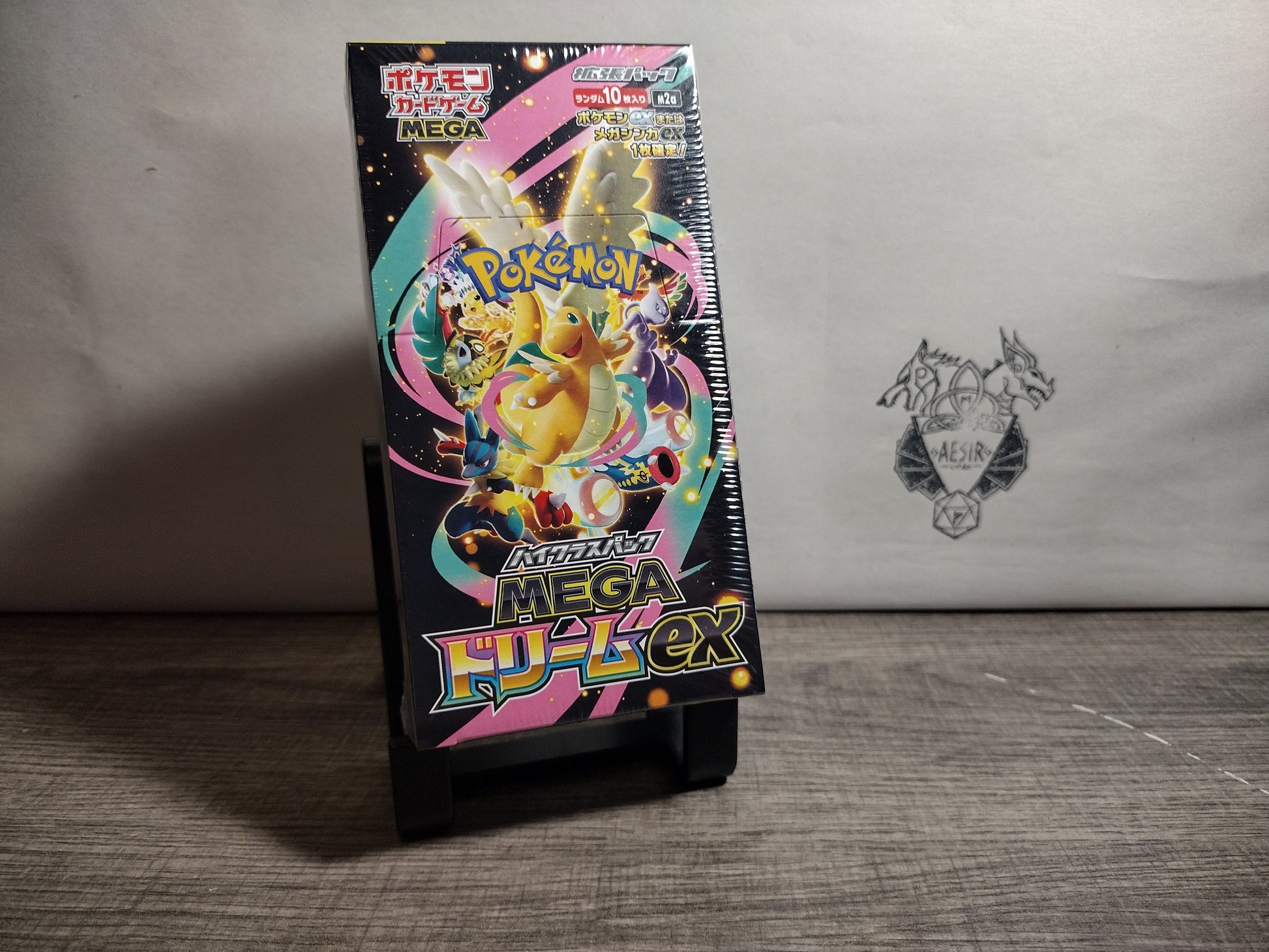 front of mega dream ex booster box