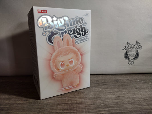 front of labubu big into energy blind box