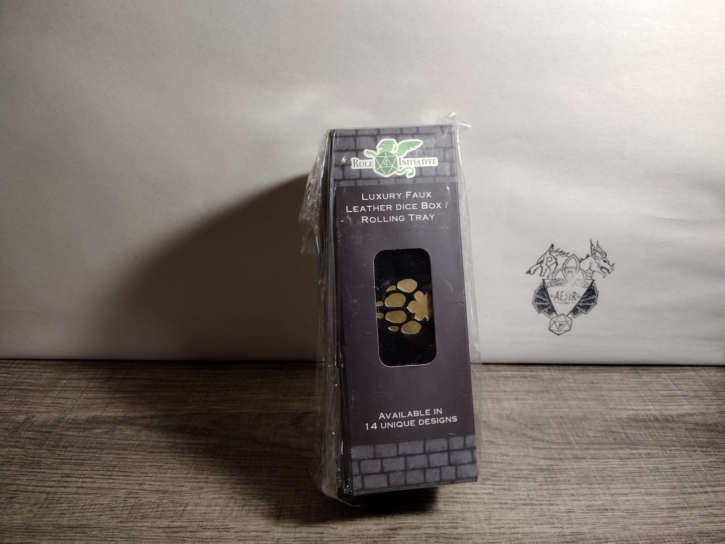 Role 4 Initiative Faux Leather Dice Box and Rolling Tray