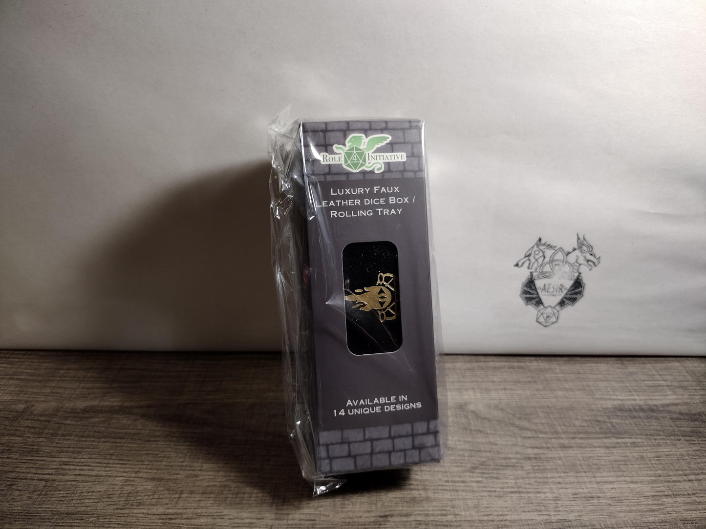 Role 4 Initiative Faux Leather Dice Box and Rolling Tray