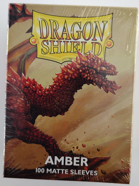 Dragon Shield Matte Amber Card Sleeves – 100ct