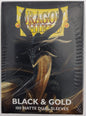 Dragon Shield Dual Matte Black & Gold Card Sleeves – 100ct