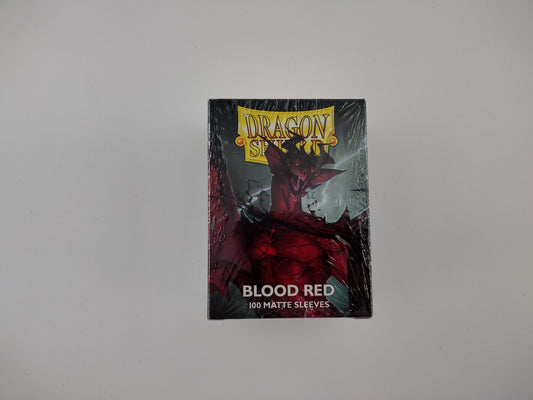 Dragon Shield Matte Blood Red Card Sleeves – 100ct