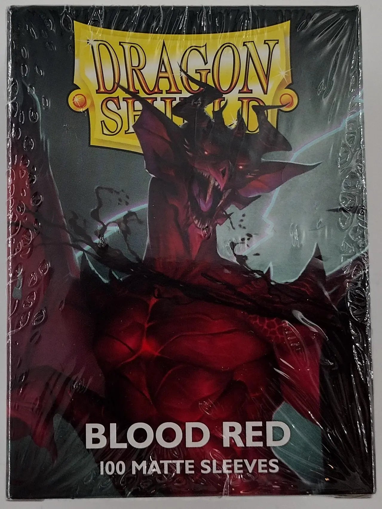 Dragon Shield Matte Blood Red Card Sleeves – 100ct