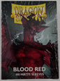Dragon Shield Matte Blood Red Card Sleeves – 100ct