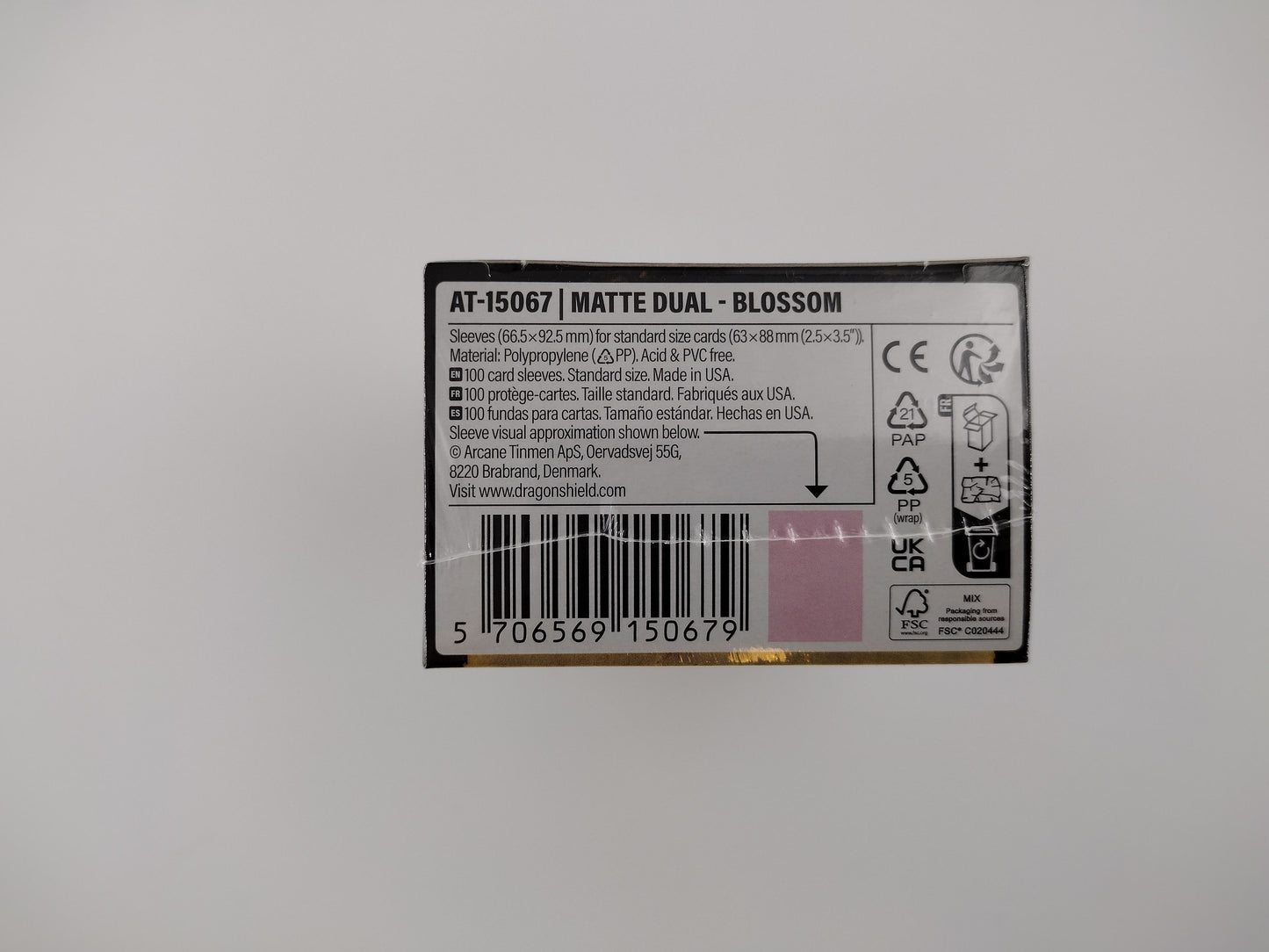 Dragon Shield Dual Matte Blossom Card Sleeves – 100ct
