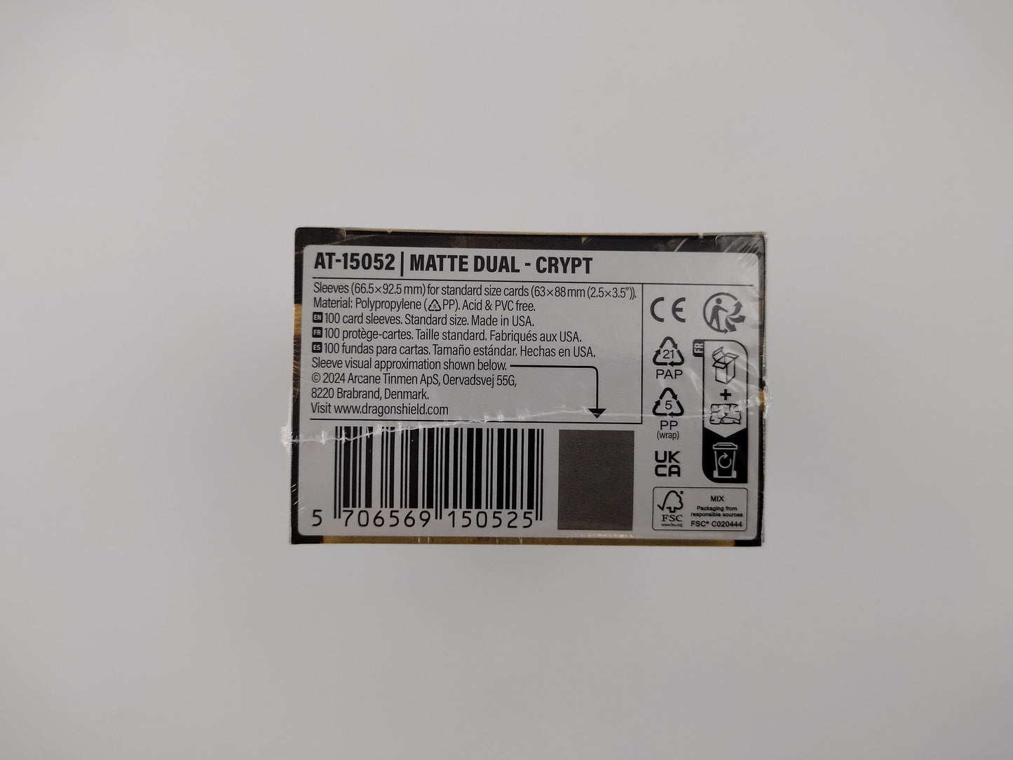 Dragon Shield Dual Matte Crypt Card Sleeves – 100ct