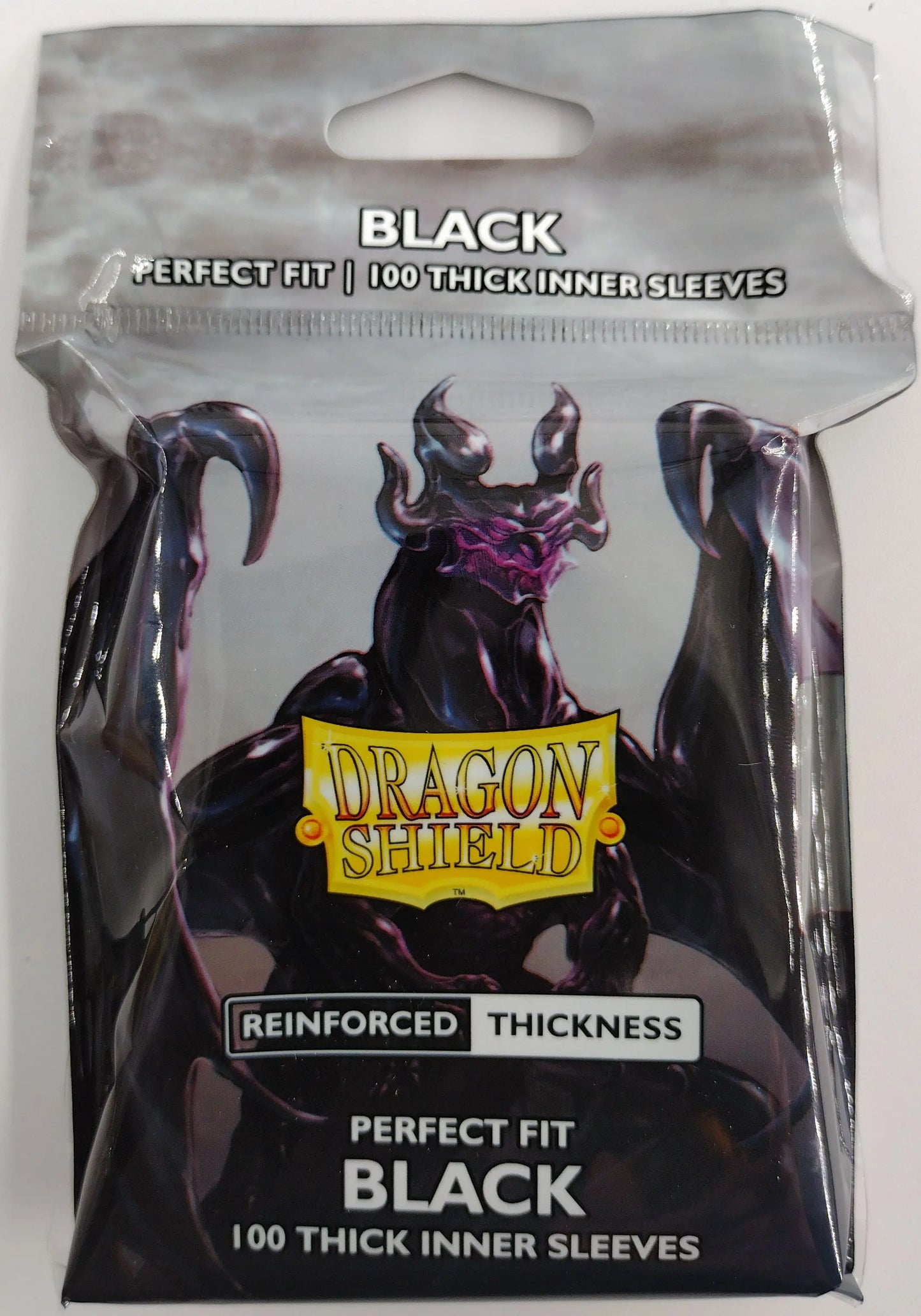 Dragon Shield Perfect Fit Thick Inner Sleeves – Black 100ct