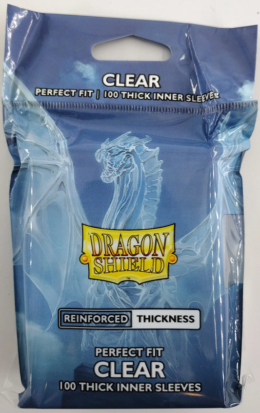 Dragon Shield Perfect Fit Thick Inner Sleeves – Clear 100ct