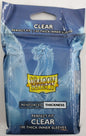 Dragon Shield Perfect Fit Thick Inner Sleeves – Clear 100ct