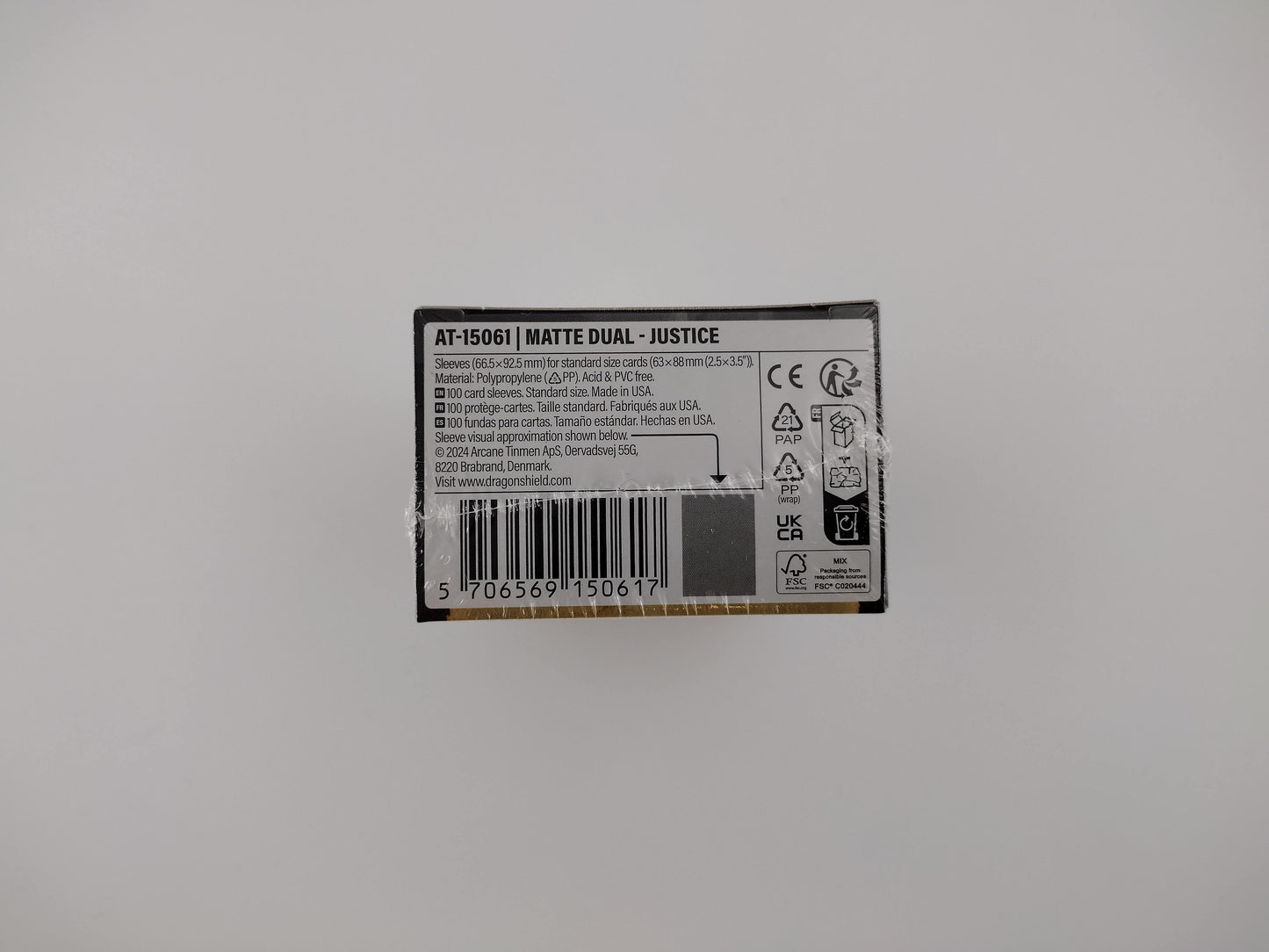 Dragon Shield Dual Matte Justice Card Sleeves – 100ct