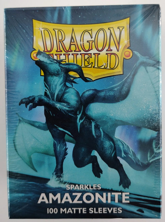 Dragon Shield Dual Matte sparkles Amzonite Card Sleeves – 100ct