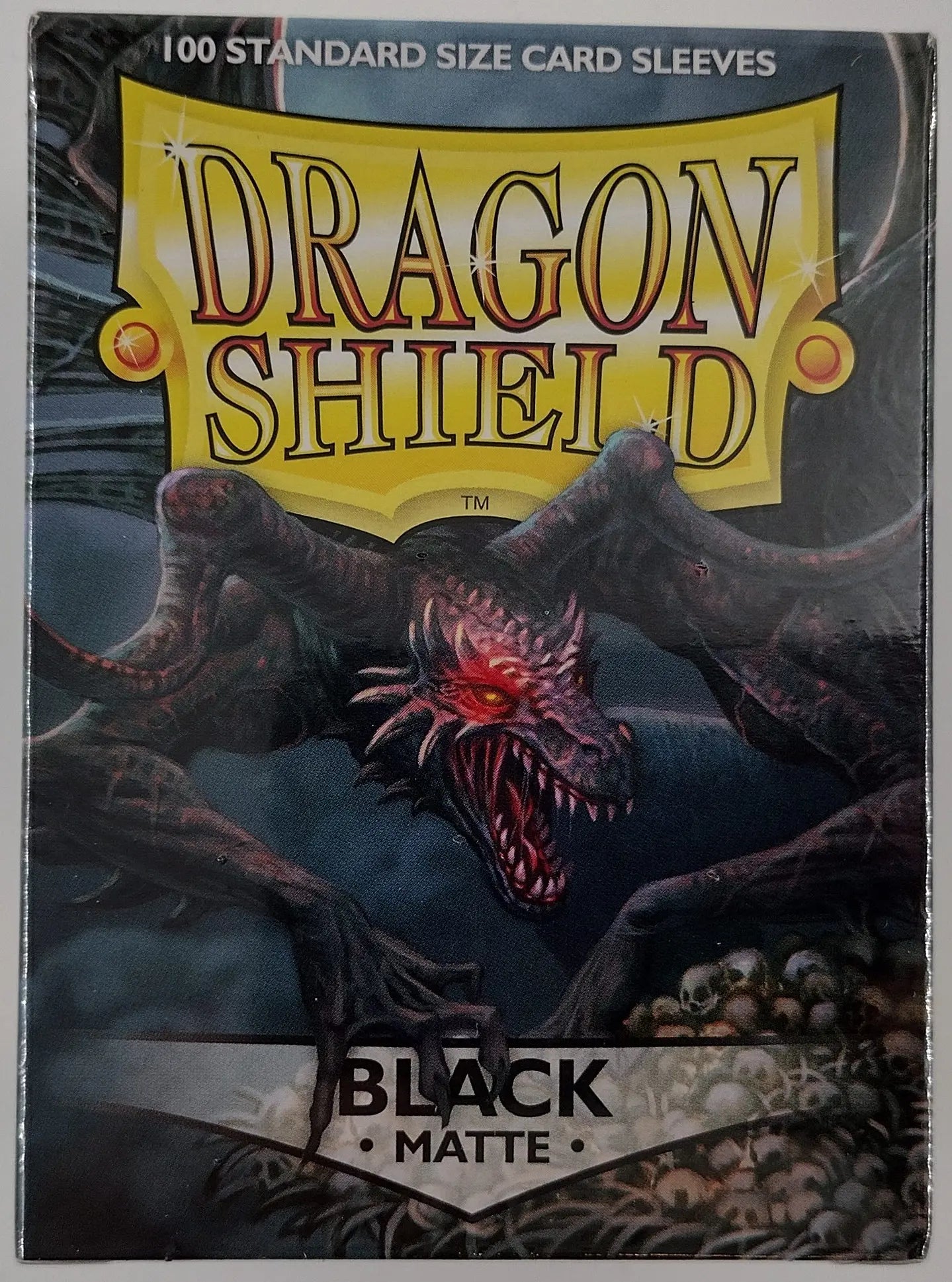 Dragon Shield Matte Black Card Sleeves – 100ct