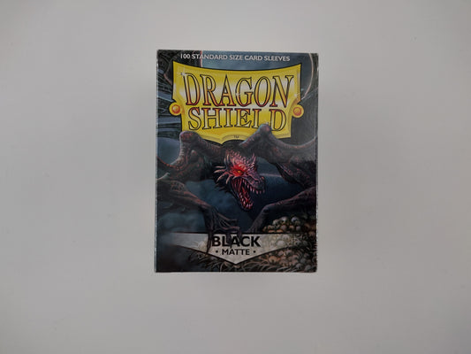 Dragon Shield Matte Black Card Sleeves – 100ct