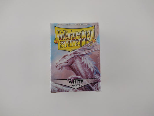 Dragon Shield Matte White Card Sleeves – 100ct