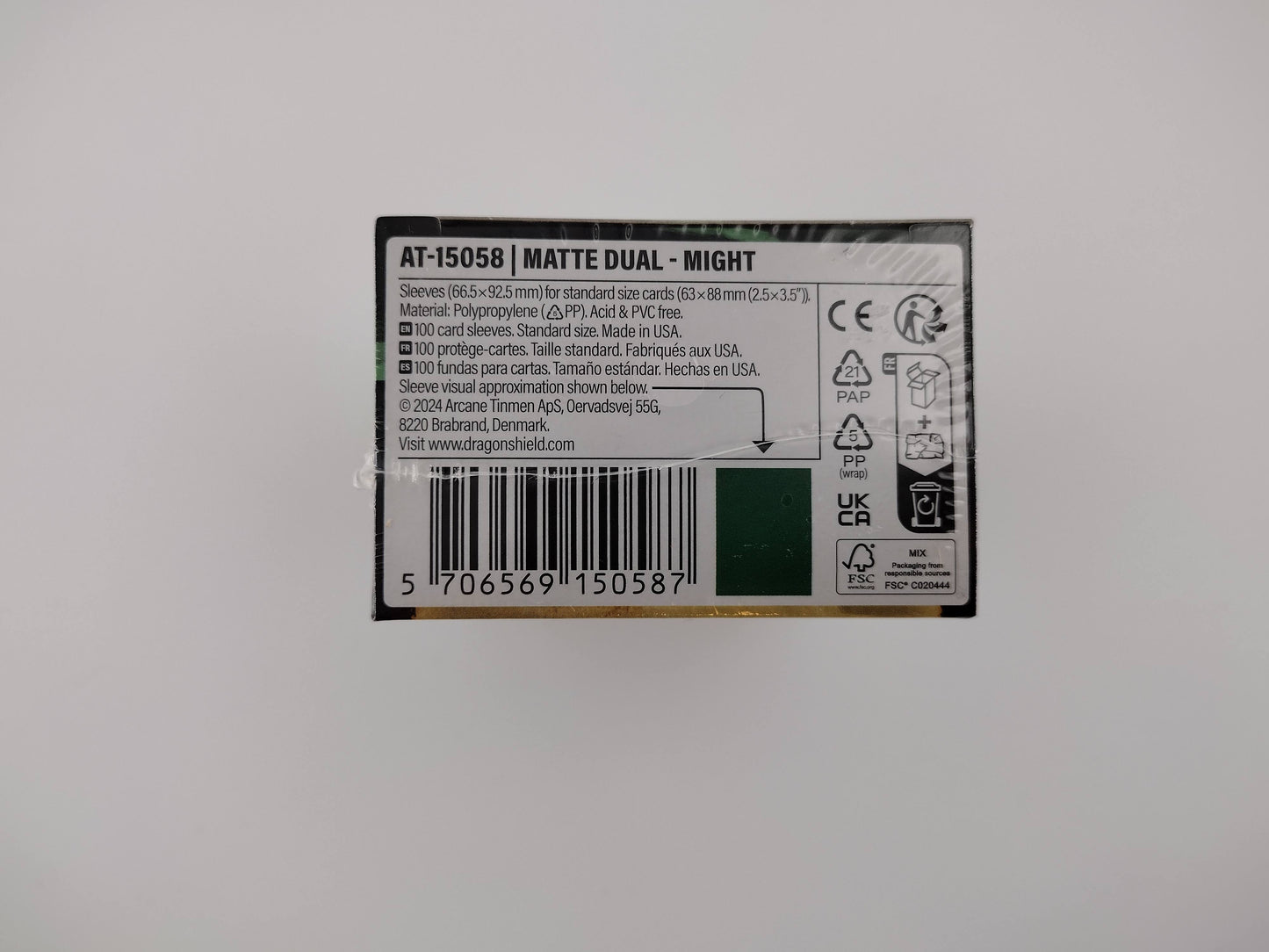 Dragon Shield Dual Matte Might Card Sleeves – 100ct
