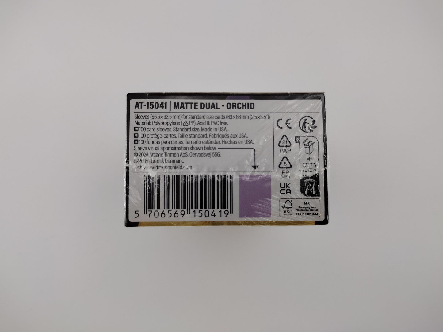 Dragon Shield Dual Matte Orchid Card Sleeves – 100ct