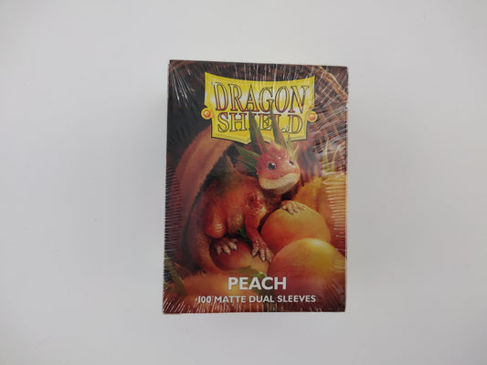 Dragon Shield Matte Dual Peach Card Sleeves – 100ct