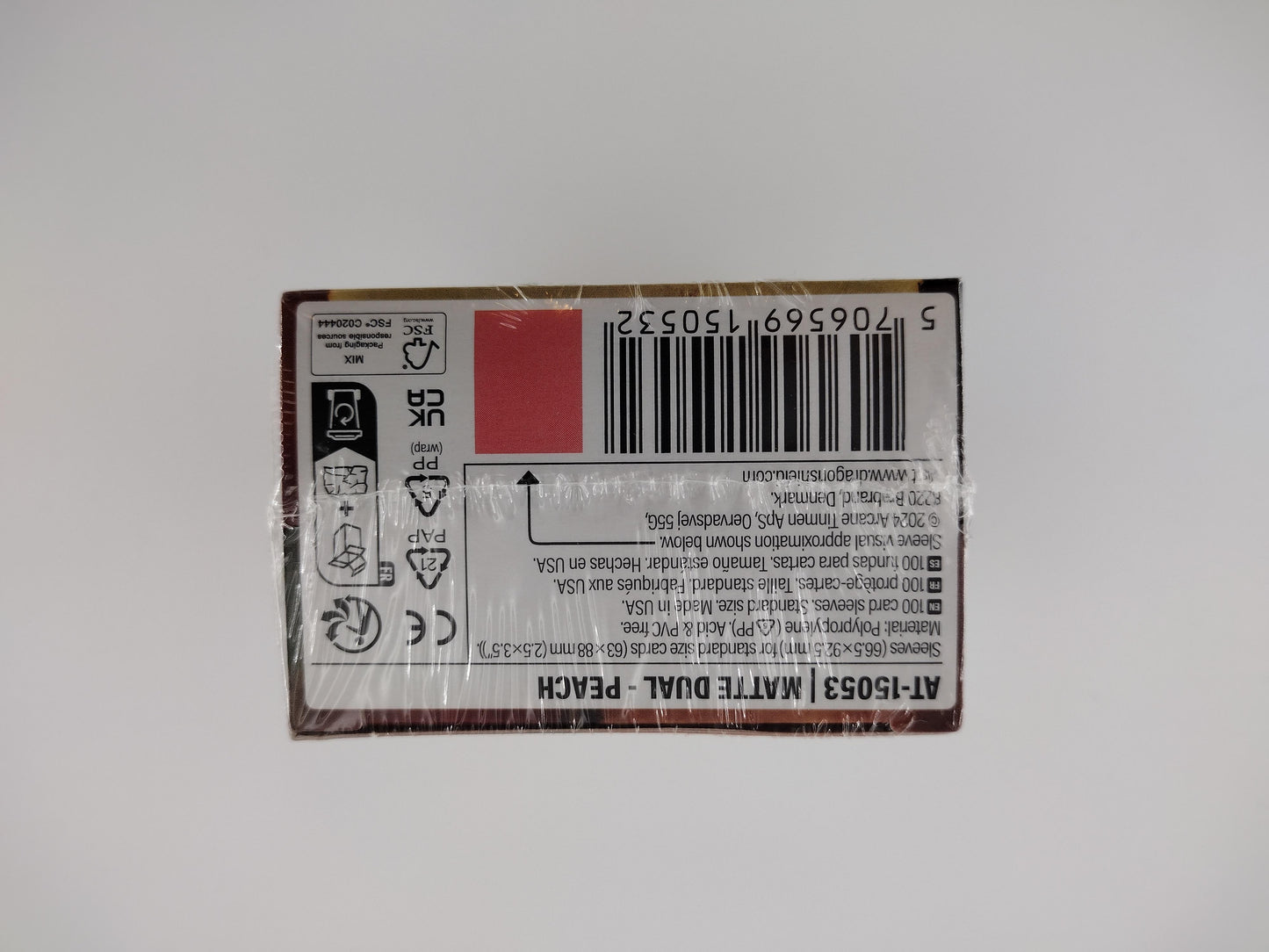 Dragon Shield Dual Matte Peach Card Sleeves – 100ct
