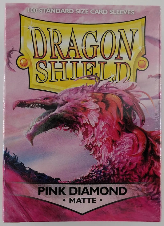 Dragon Shield Matte Pink diamond Card Sleeves – 100ct