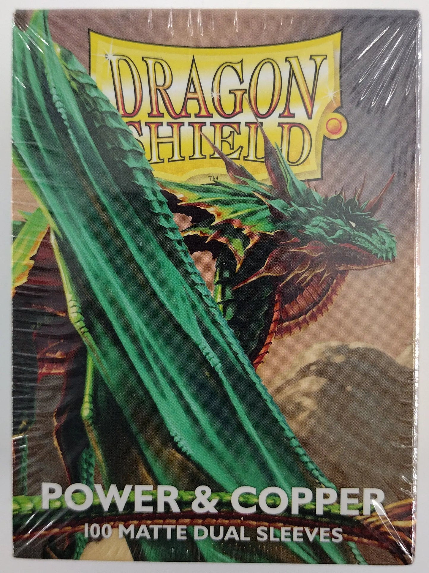 Dragon Shield Dual Matte Power & Copper Card Sleeves – 100ct