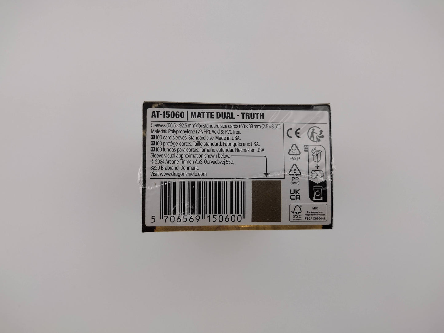 Dragon Shield Dual Matte Truth Card Sleeves – 100ct