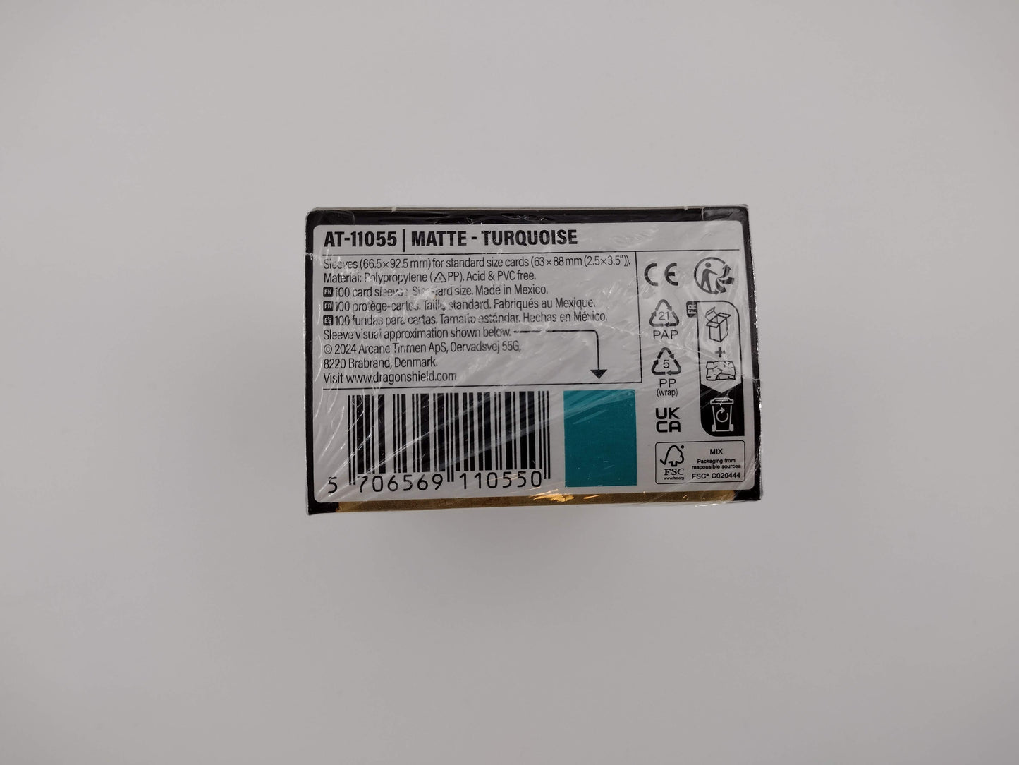 Dragon Shield Matte Turquoise Card Sleeves – 100ct