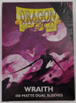 Dragon Shield Dual Matte Wraith Card Sleeves – 100ct