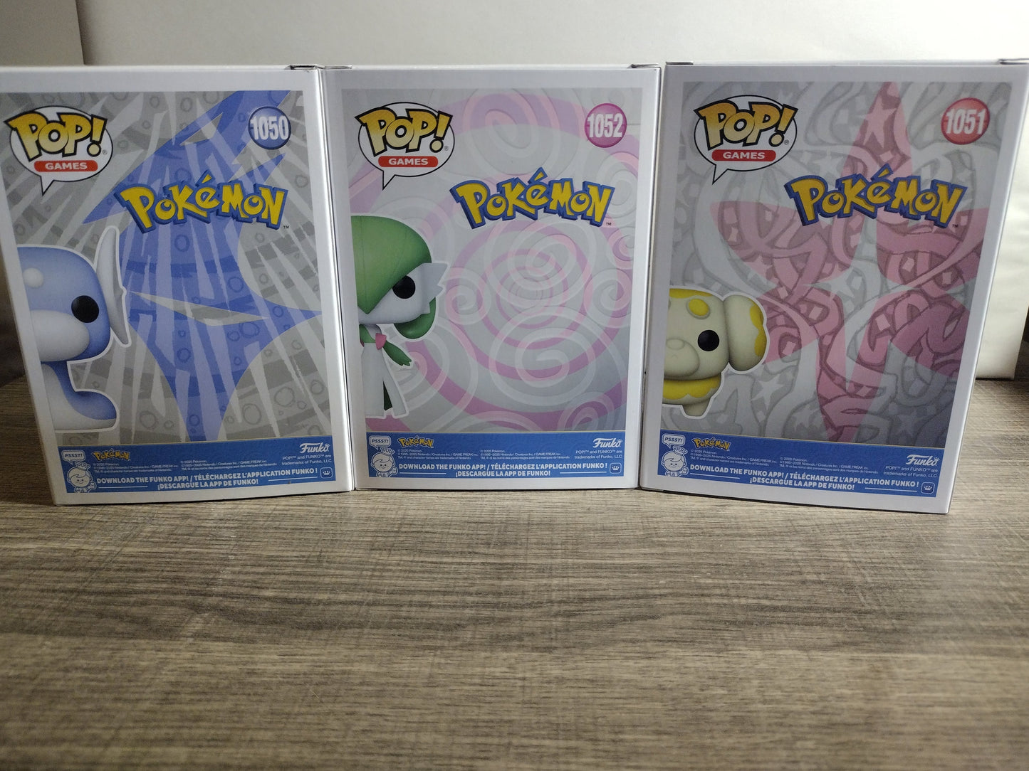 Funko Pop! Pokémon Dratini, Fidough, Gardevoir
